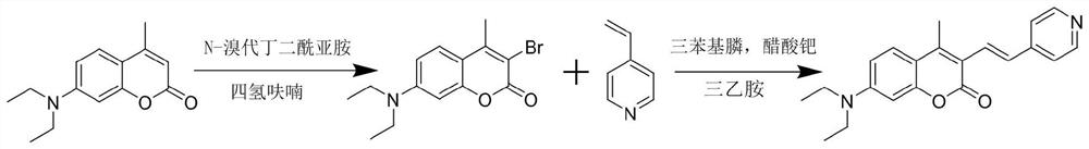 Fluorescent probe capable of detecting nerve poison in ratio multi-time visualization manner as well as preparation and application