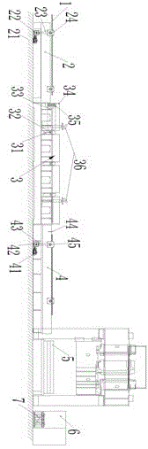 Push shovel heating forming device