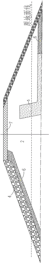 Treatment method of peat soil dam foundation