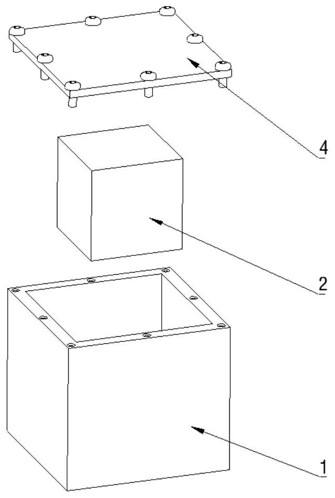 A cavity high-q three-mode dielectric resonant hollow structure and a filter containing the resonant structure