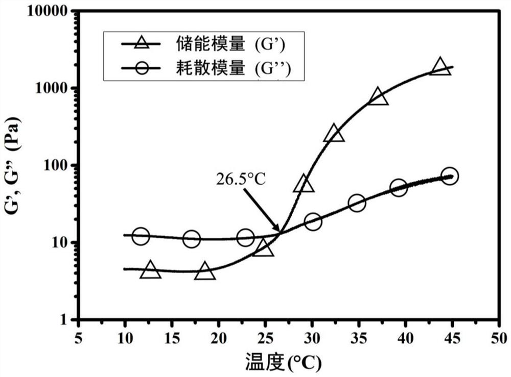 An injectable body temperature curing thermotherapy magnetic hydrogel and its preparation method