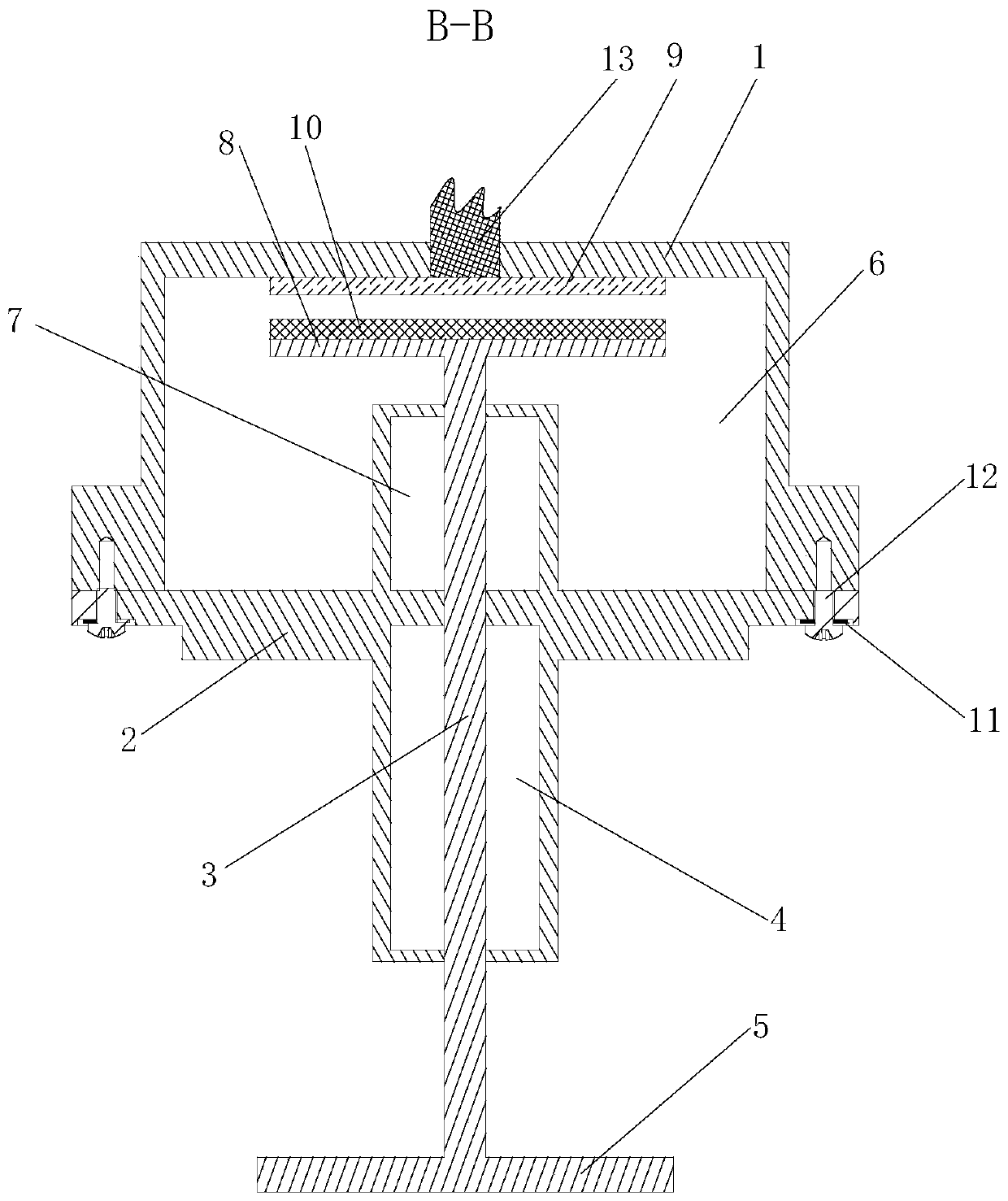 Two-phase flow pattern sensor based on friction nano power generation principle