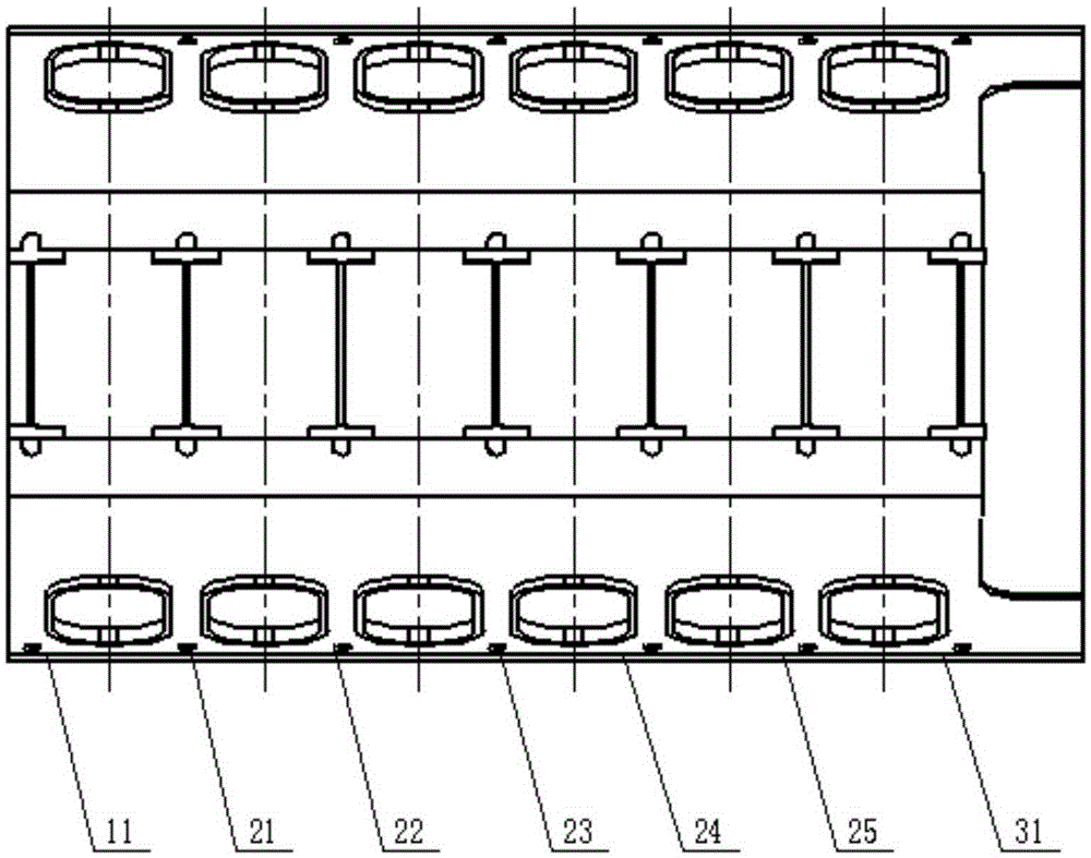 Manufacturing method for rack of marine low-speed diesel engine