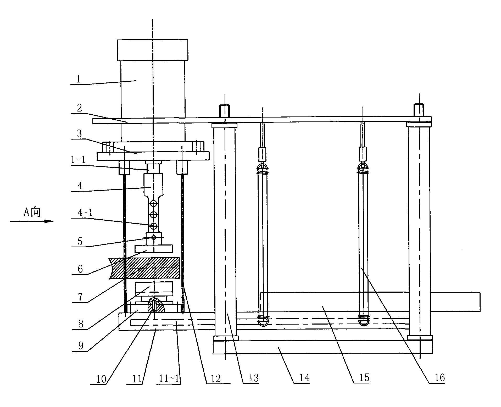 Electrode clamping and positioning device for bar heating