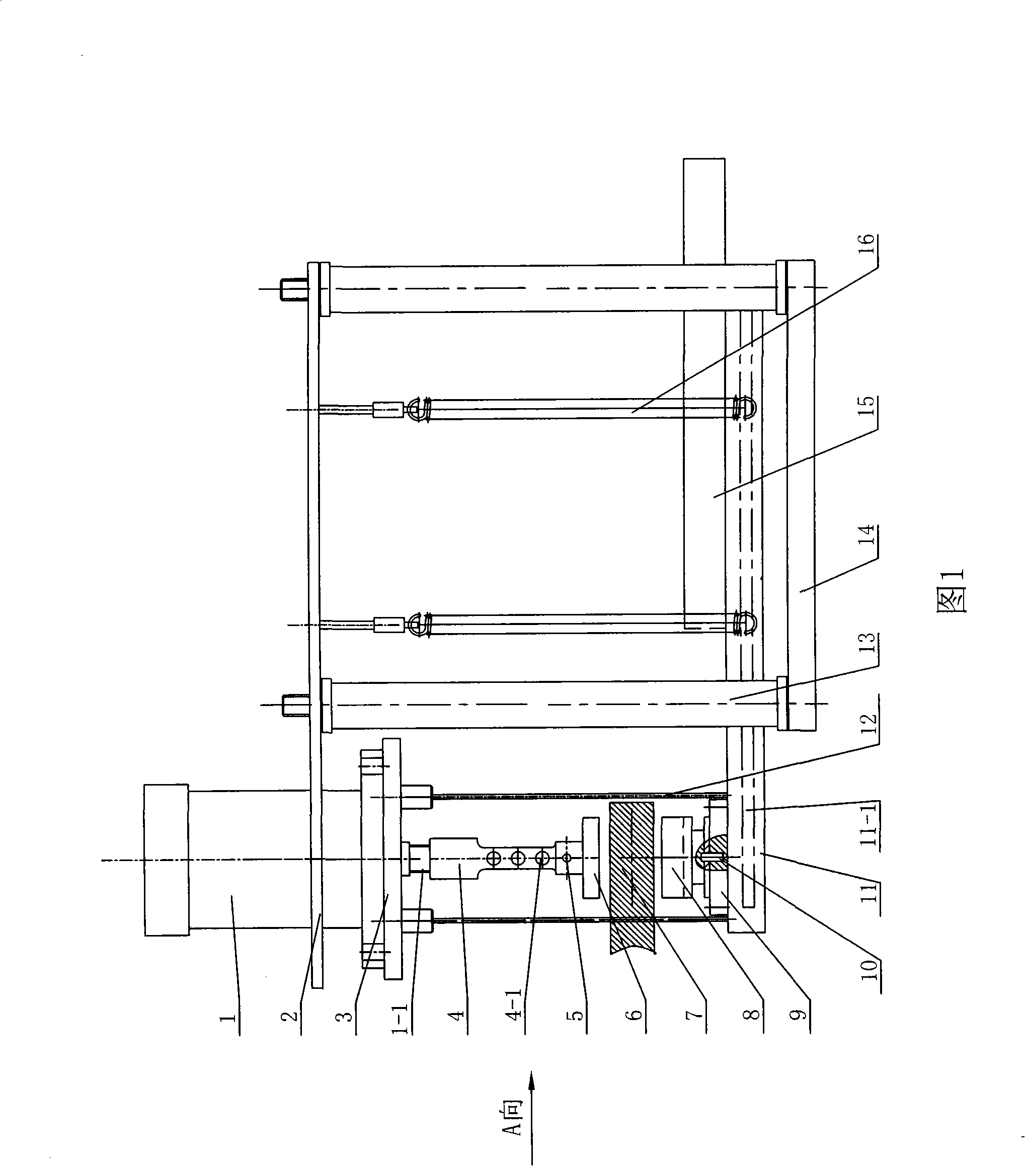 Electrode clamping and positioning device for bar heating