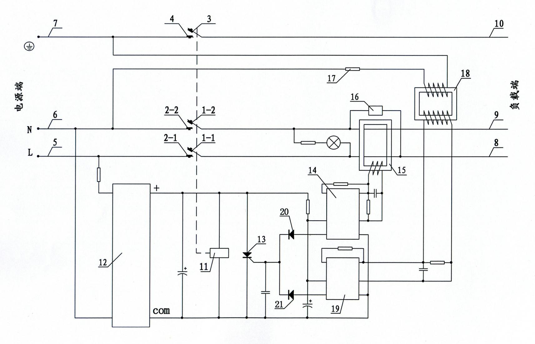 Leakage protecting device