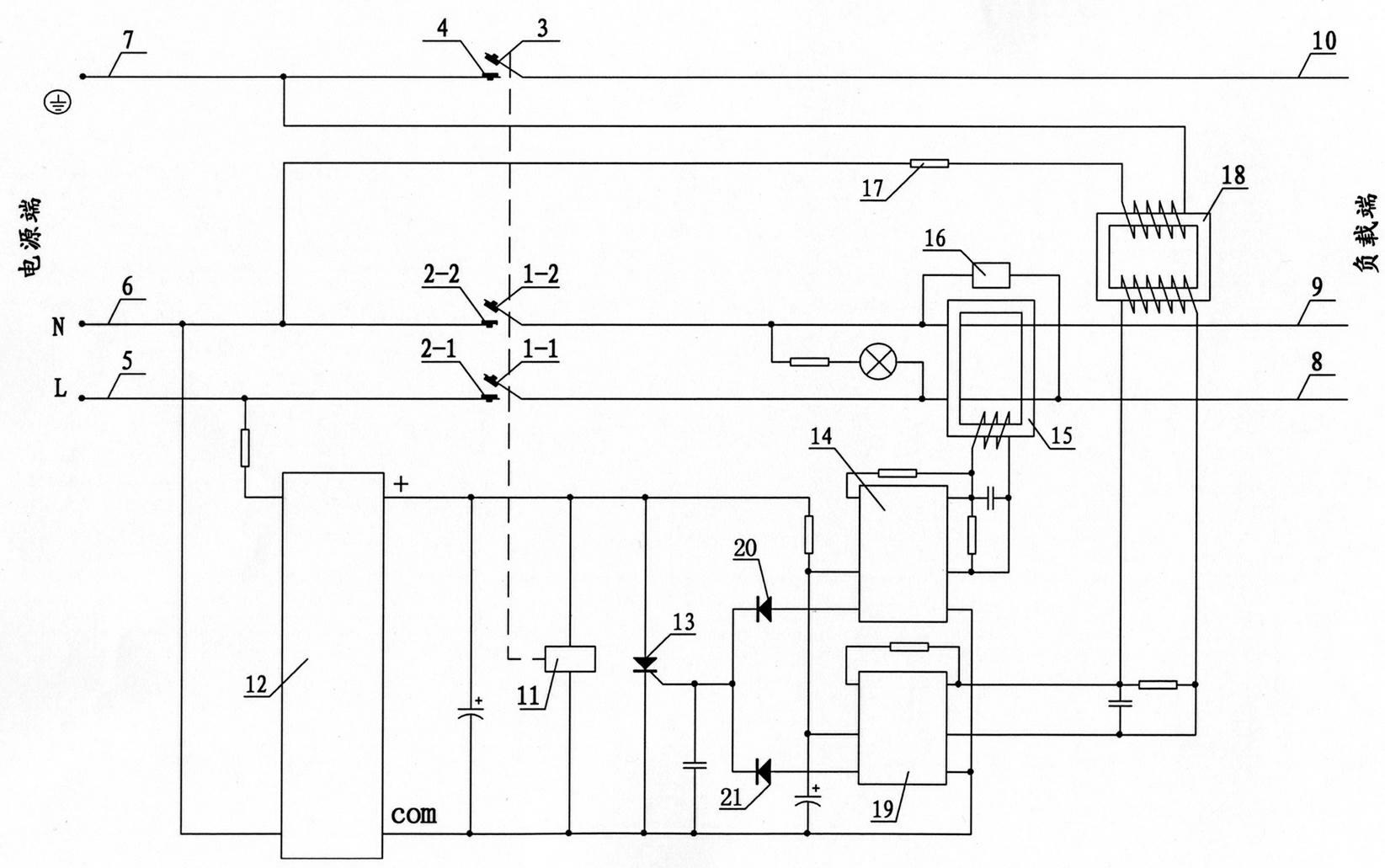 Leakage protecting device