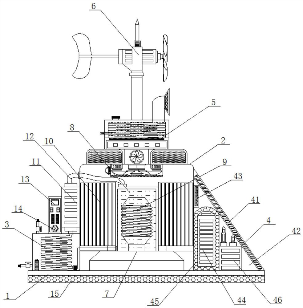 Integrated radiator used in oil-immersed power equipment