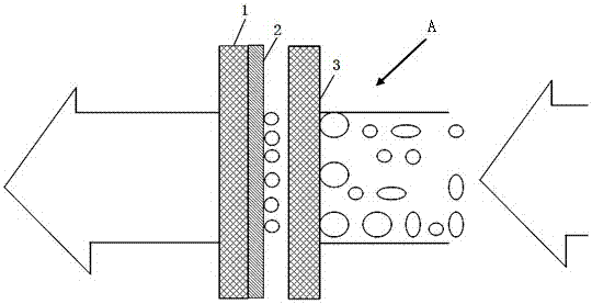 Filter element and its preparation method and application