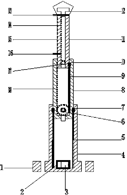 Automatic-control flag lifting device