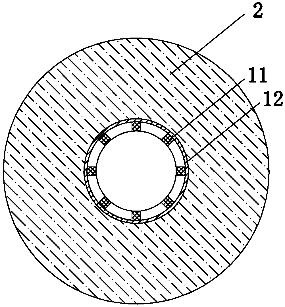 Ceramic nanofiber hollow filter rod