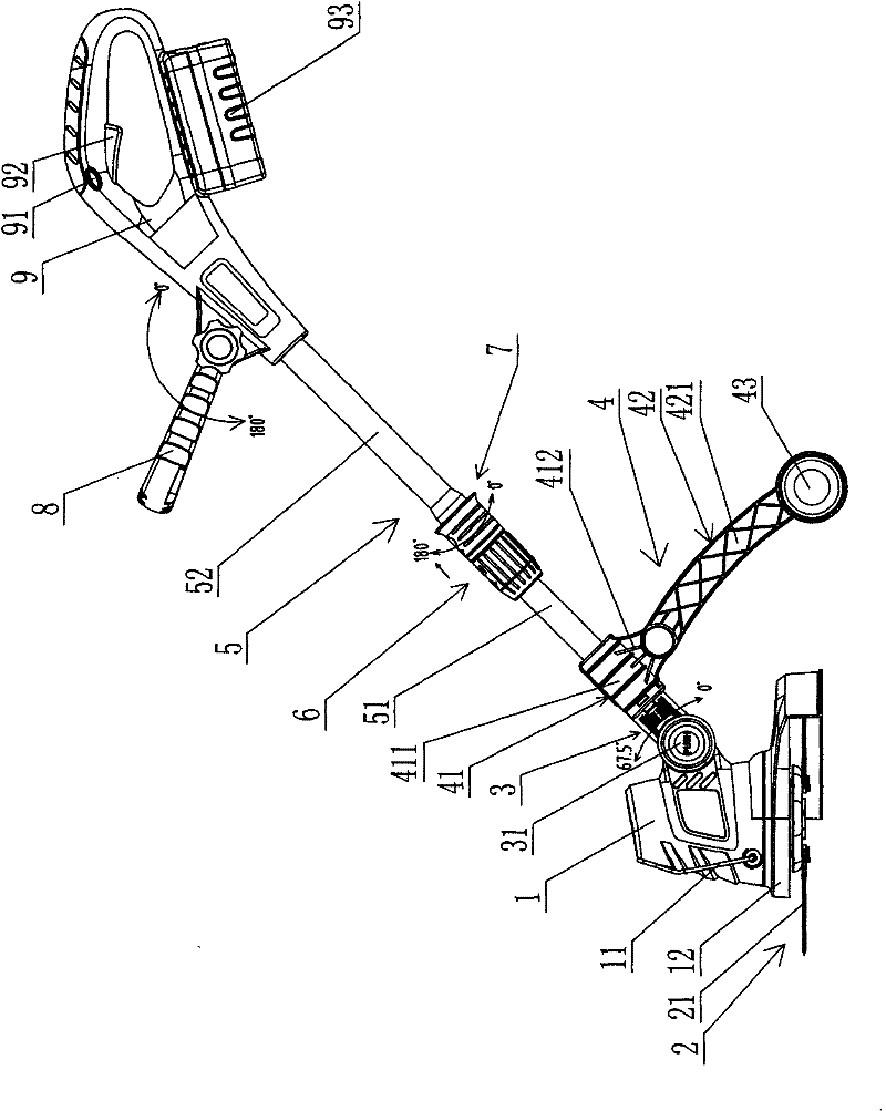 Multifunctional grass trimmer