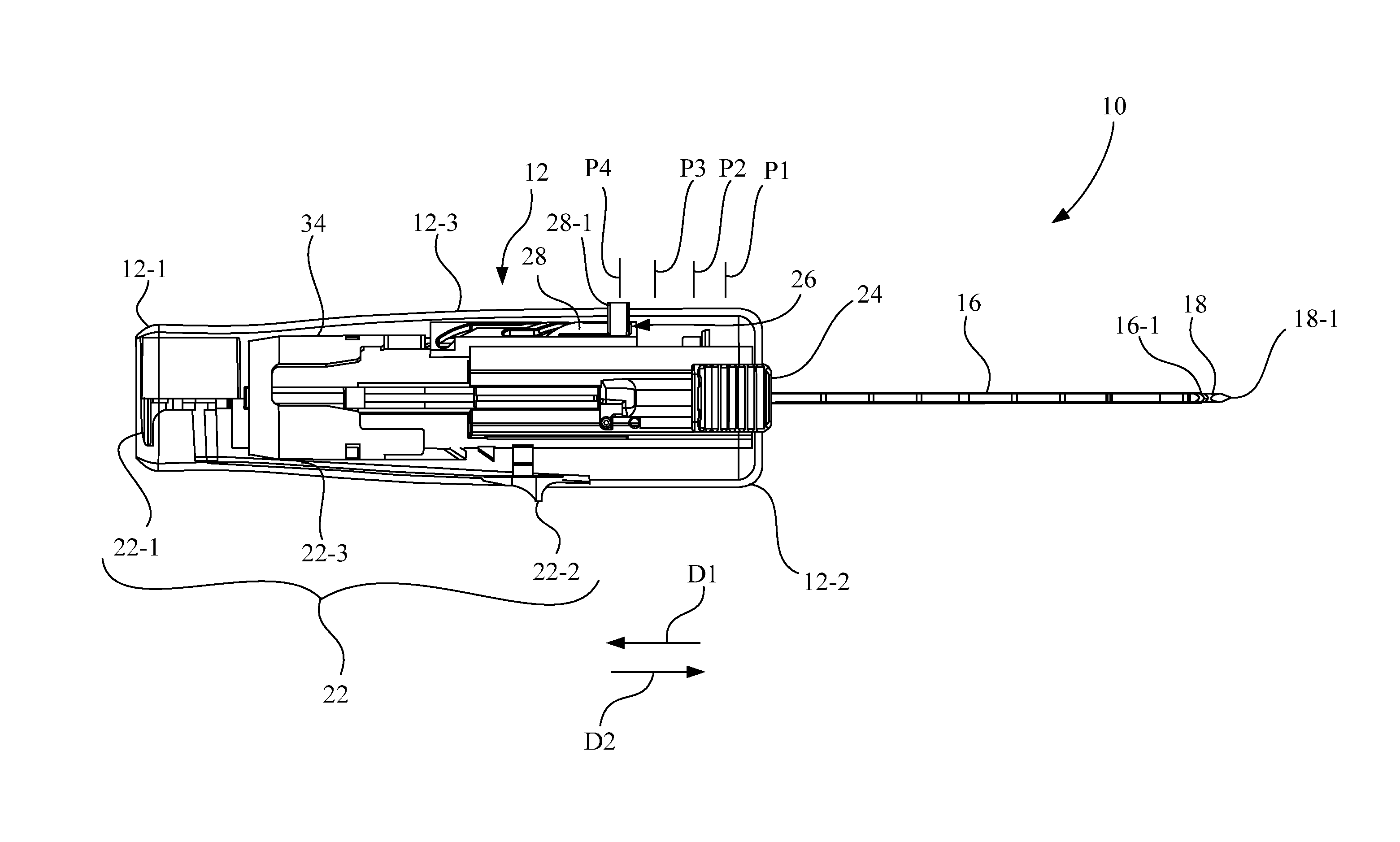 Core needle biopsy device