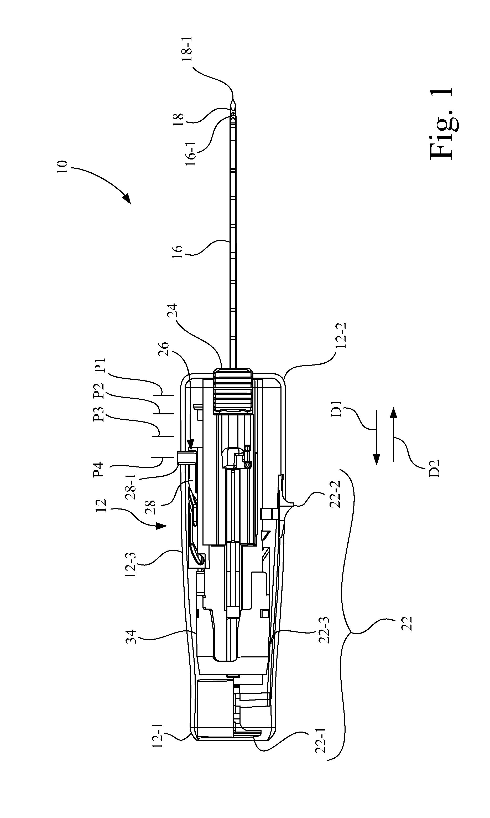 Core needle biopsy device