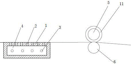 Adsorption type cutting device for paper of multiple specifications