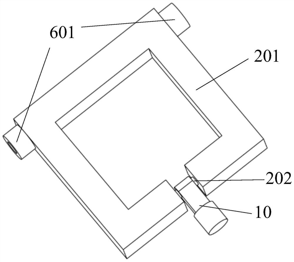 Four-degree-of-freedom parallel mechanism with large-angle-torsion movable platform and composite branched chains