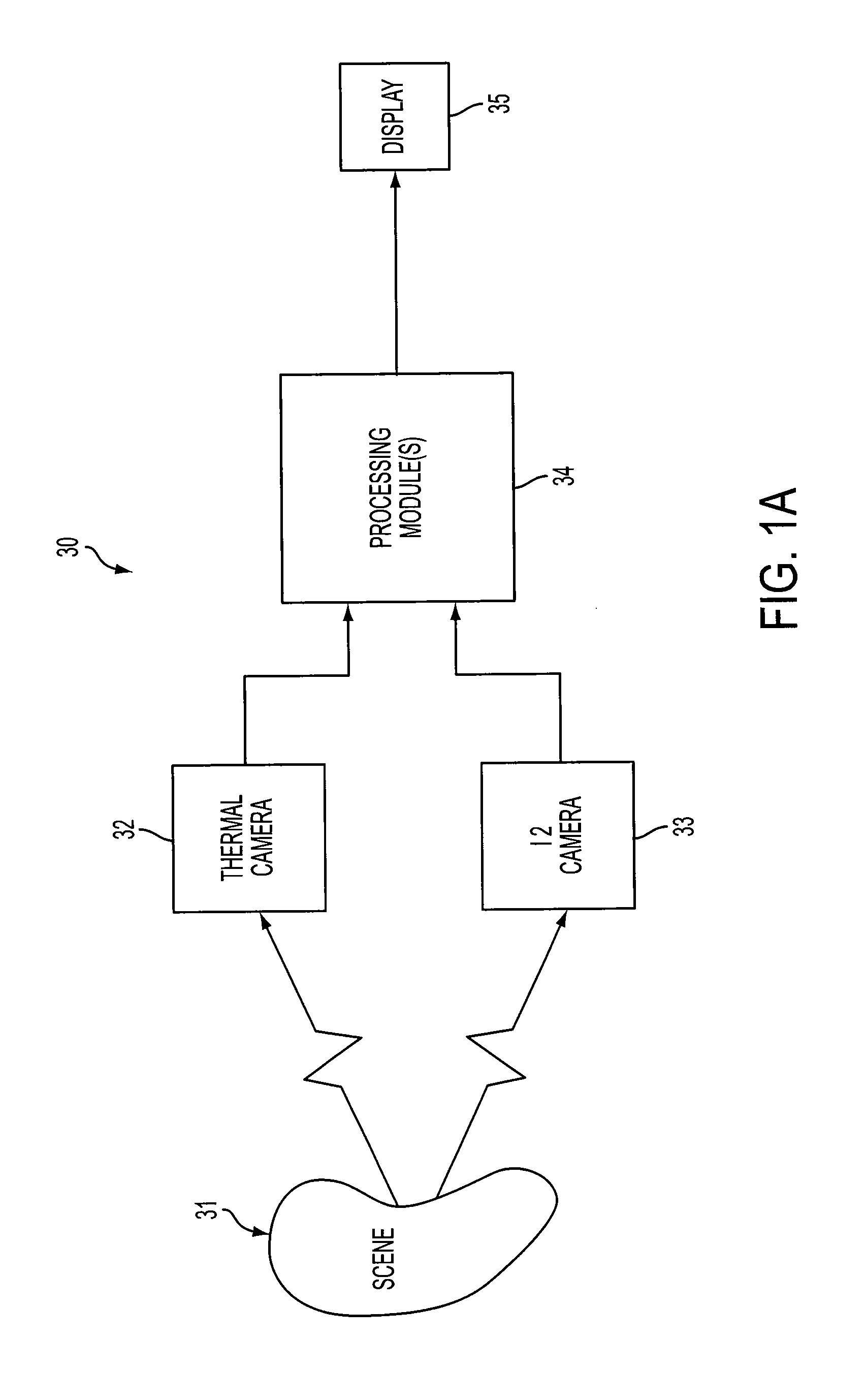 Thermal V-curve for fusion image declutter