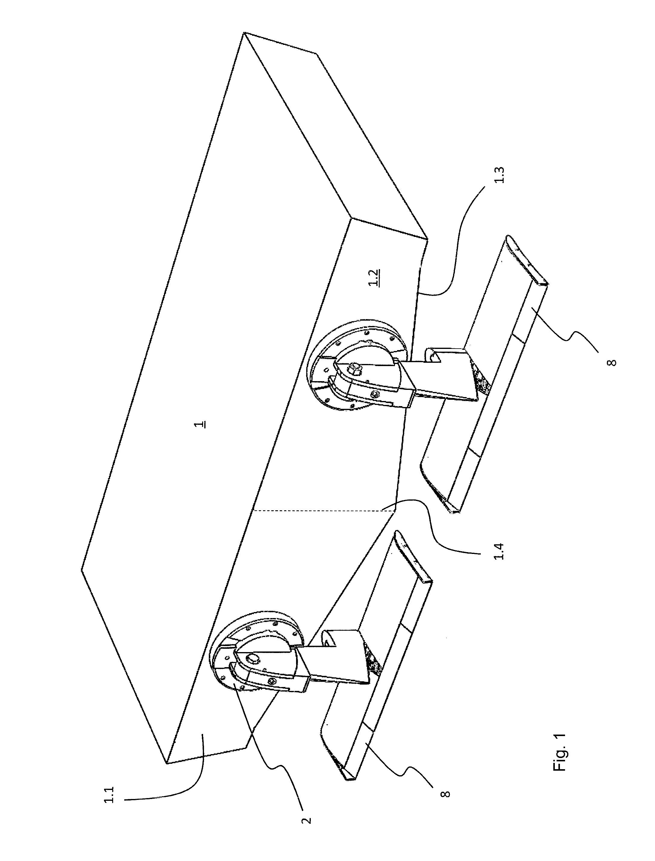 Trim stabilizer device having adjustable foil for speed boats