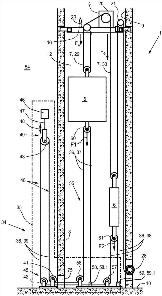 A method for constructing an elevator system with adjustable usable lift height