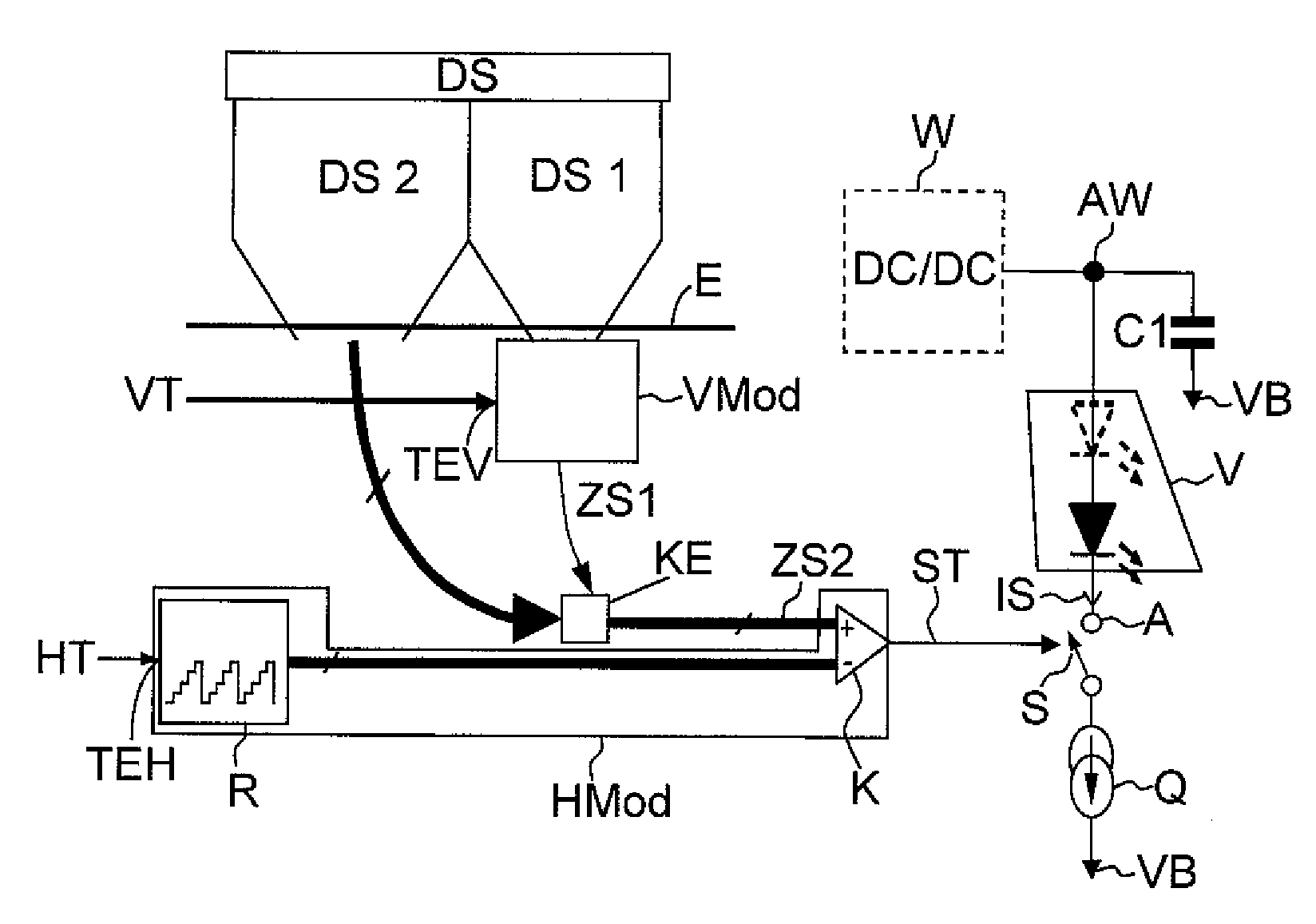 Modulation Arrangement and Method for Providing a Modulated Control Signal