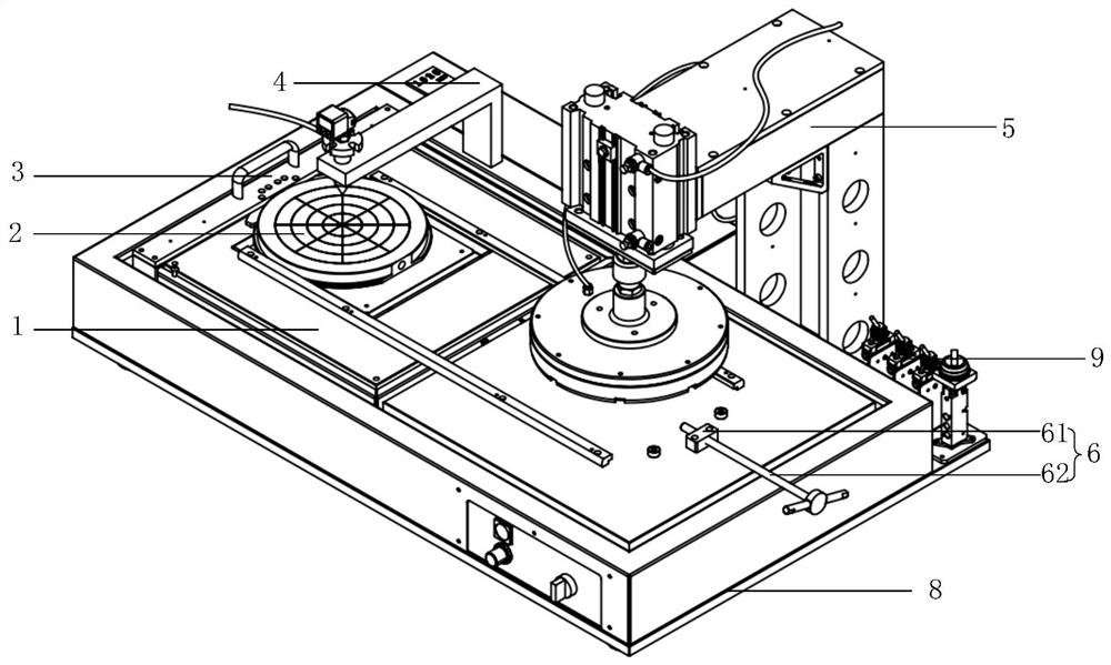 Device for wafer bonding and de-bonding and wafer bonding and de-bonding method