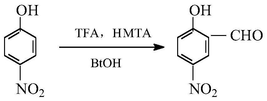 Method for synthesizing 5-nitrosalicylaldehyde