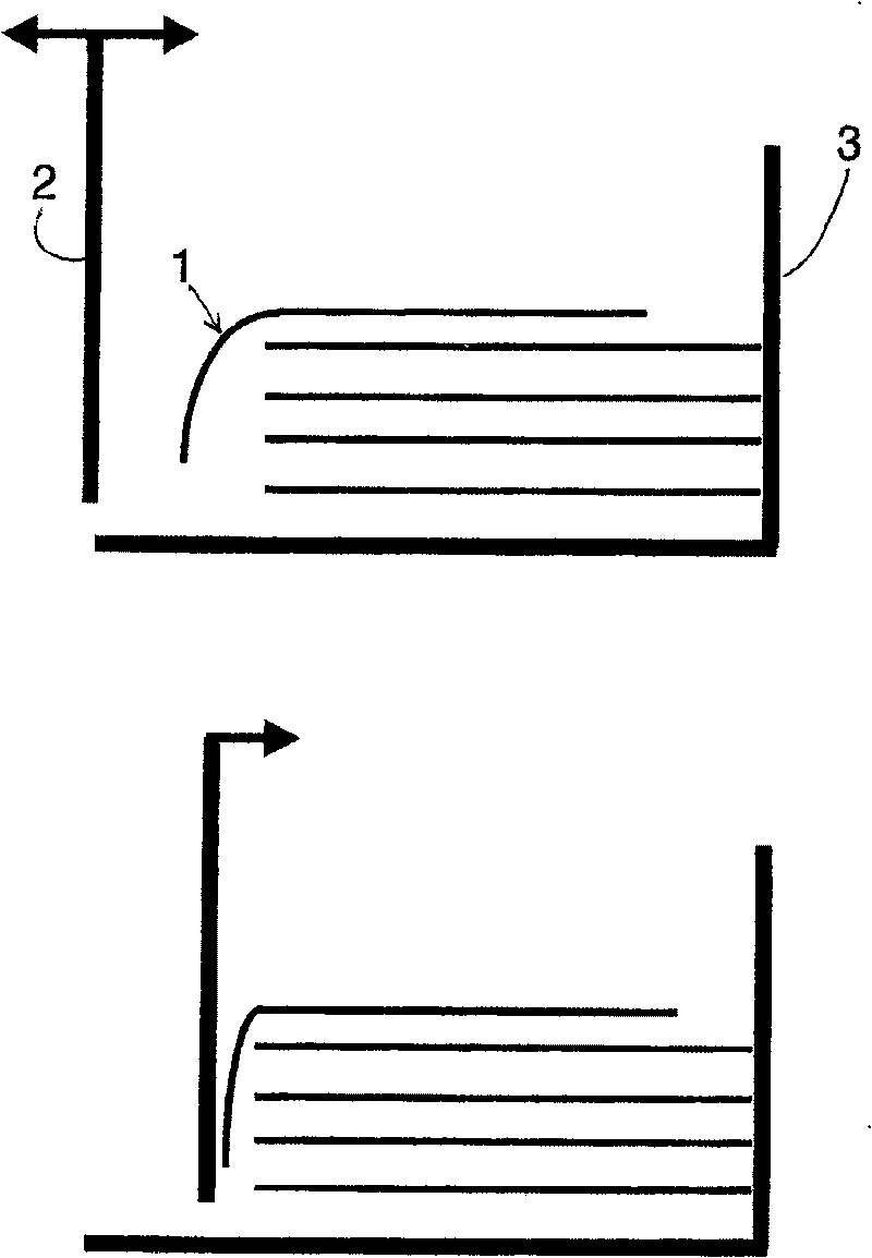 Device and method for forming a stack of sheets on a delivery surface