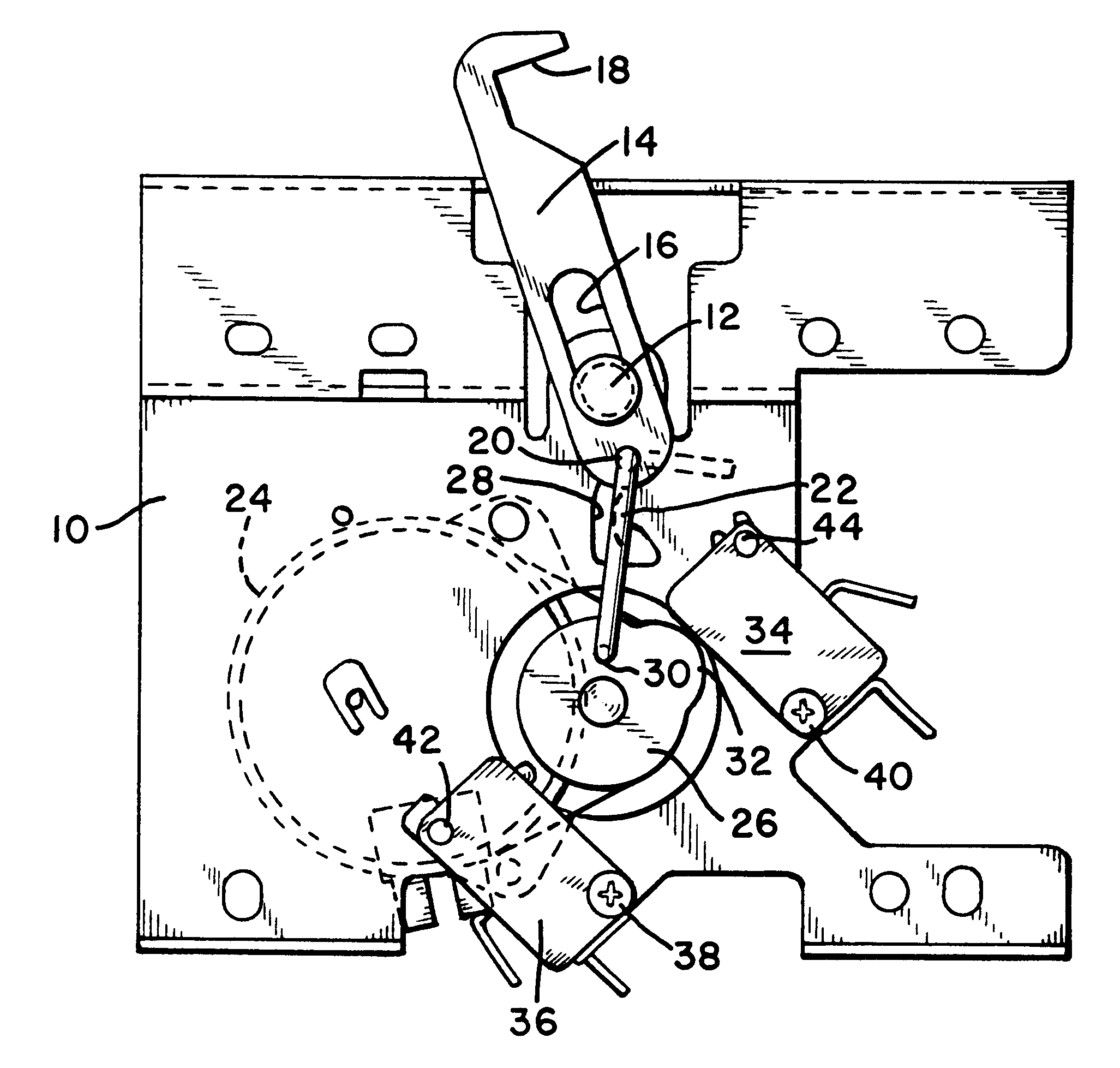 Motorized self-cleaning oven latch