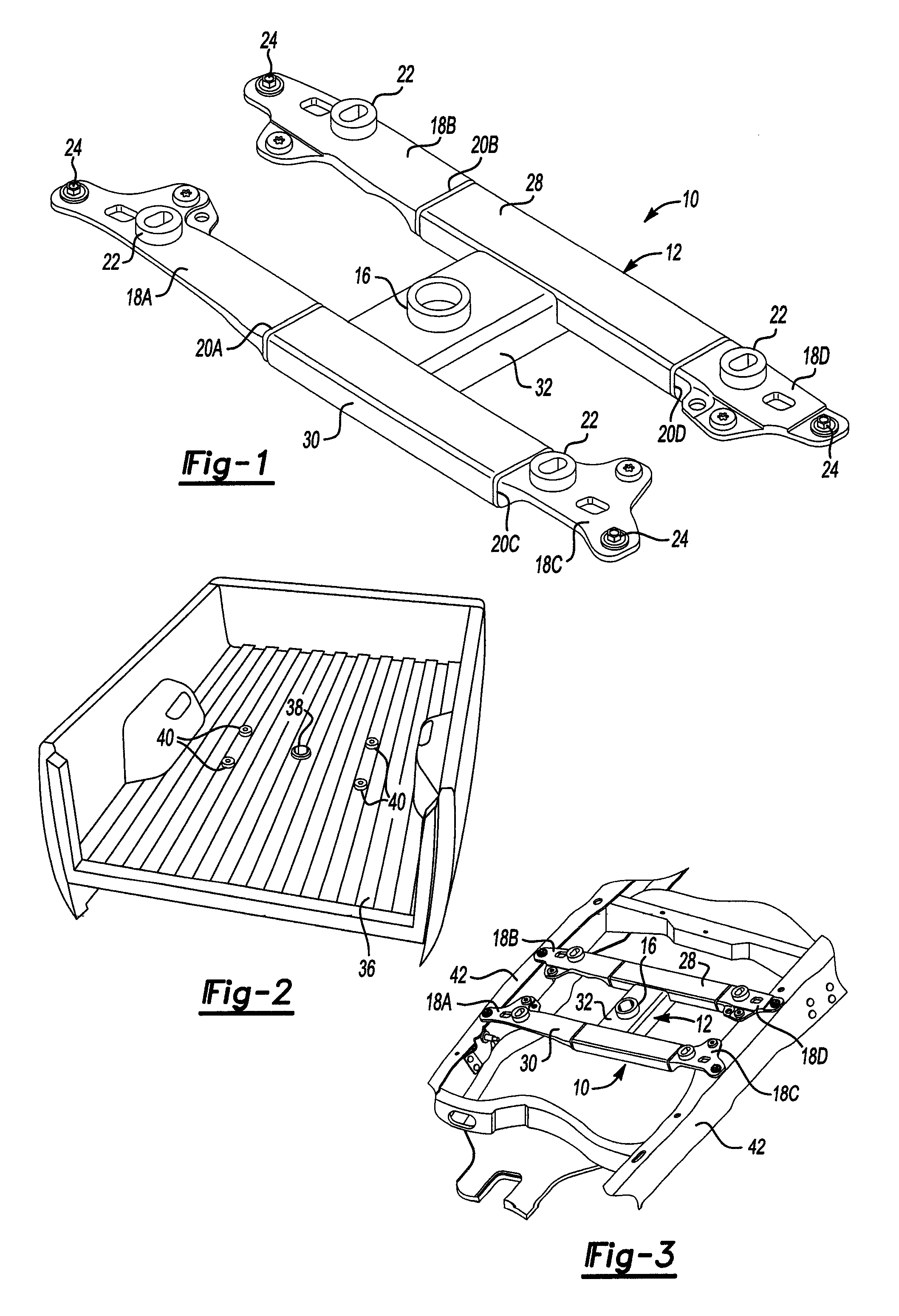 Integrated support structure for either a fifth wheel hitch or a gooseneck trailer hitch