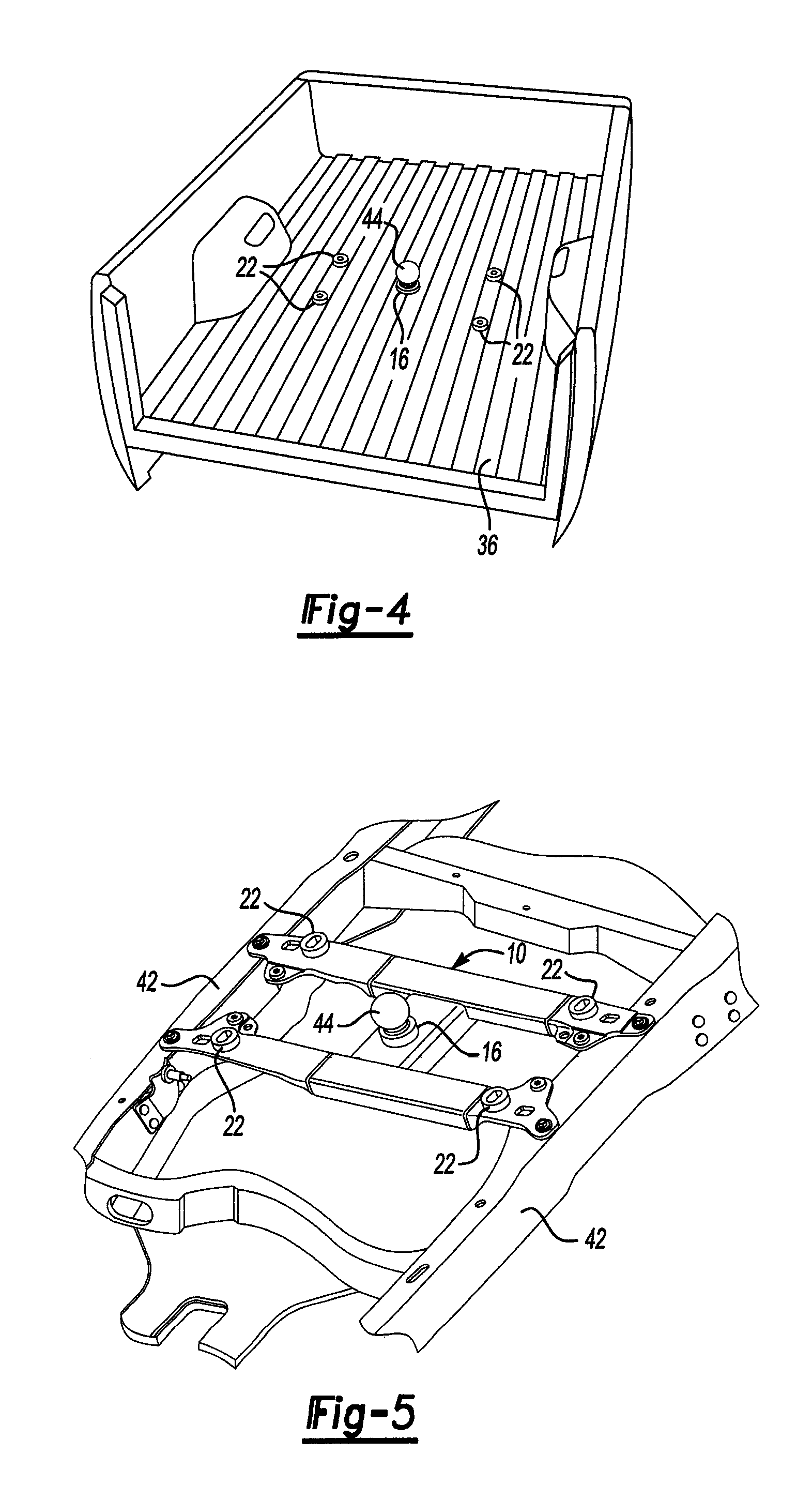 Integrated support structure for either a fifth wheel hitch or a gooseneck trailer hitch