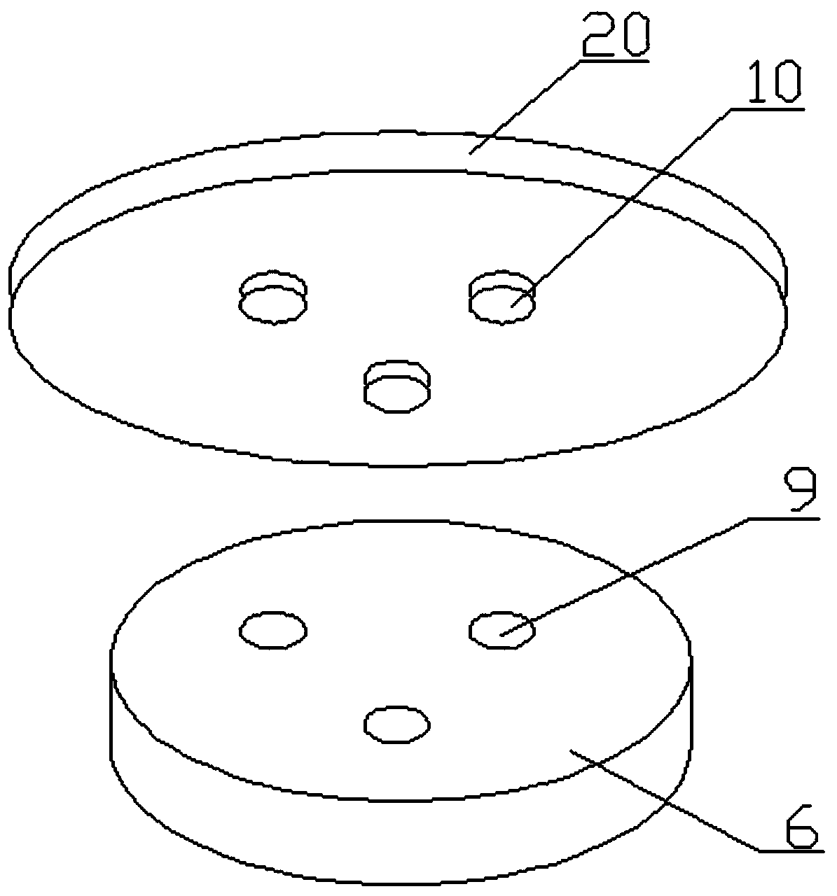 Product display device applied to package design field