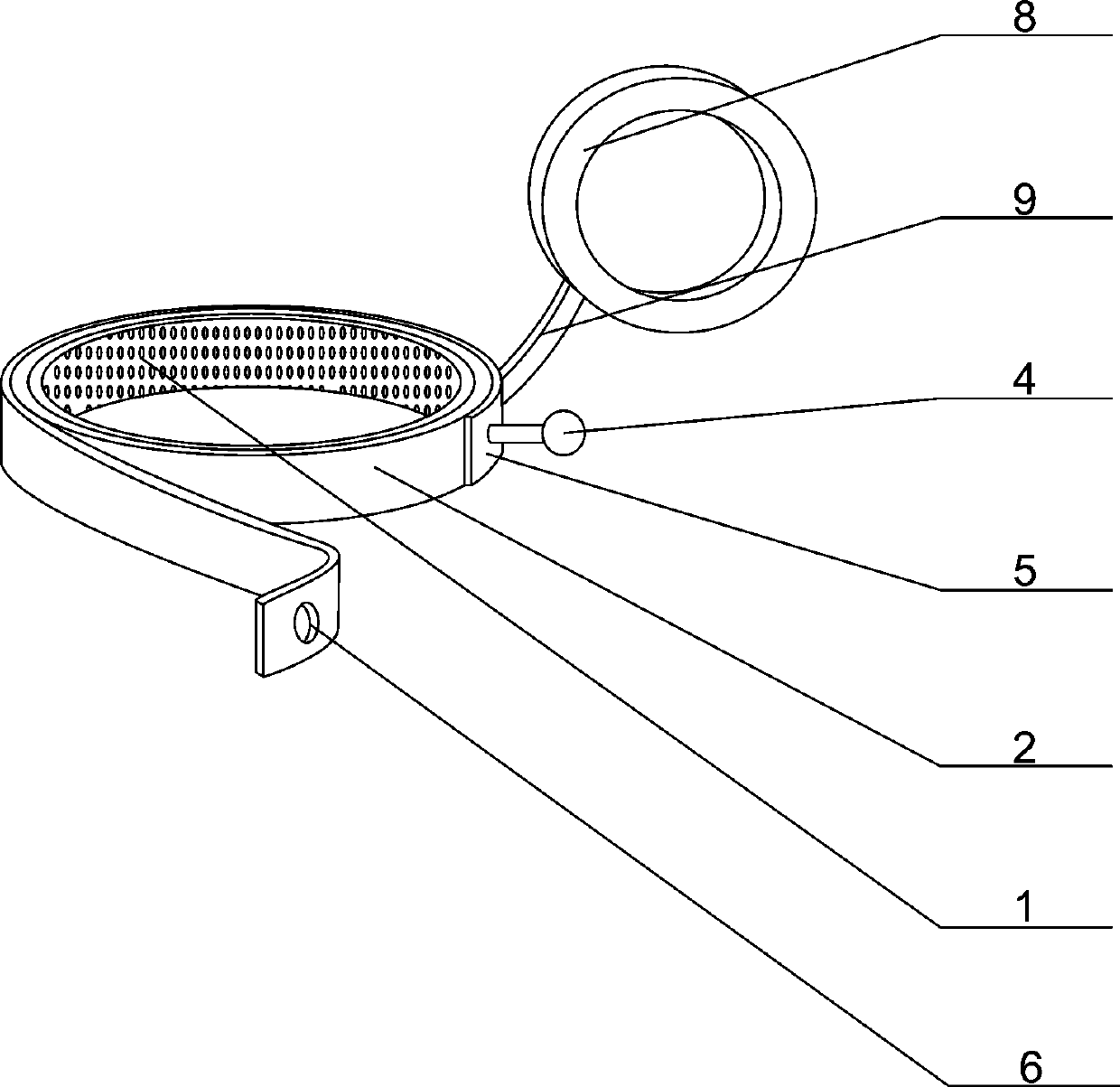 Auxiliary cleaning device for outer surface of bottle body