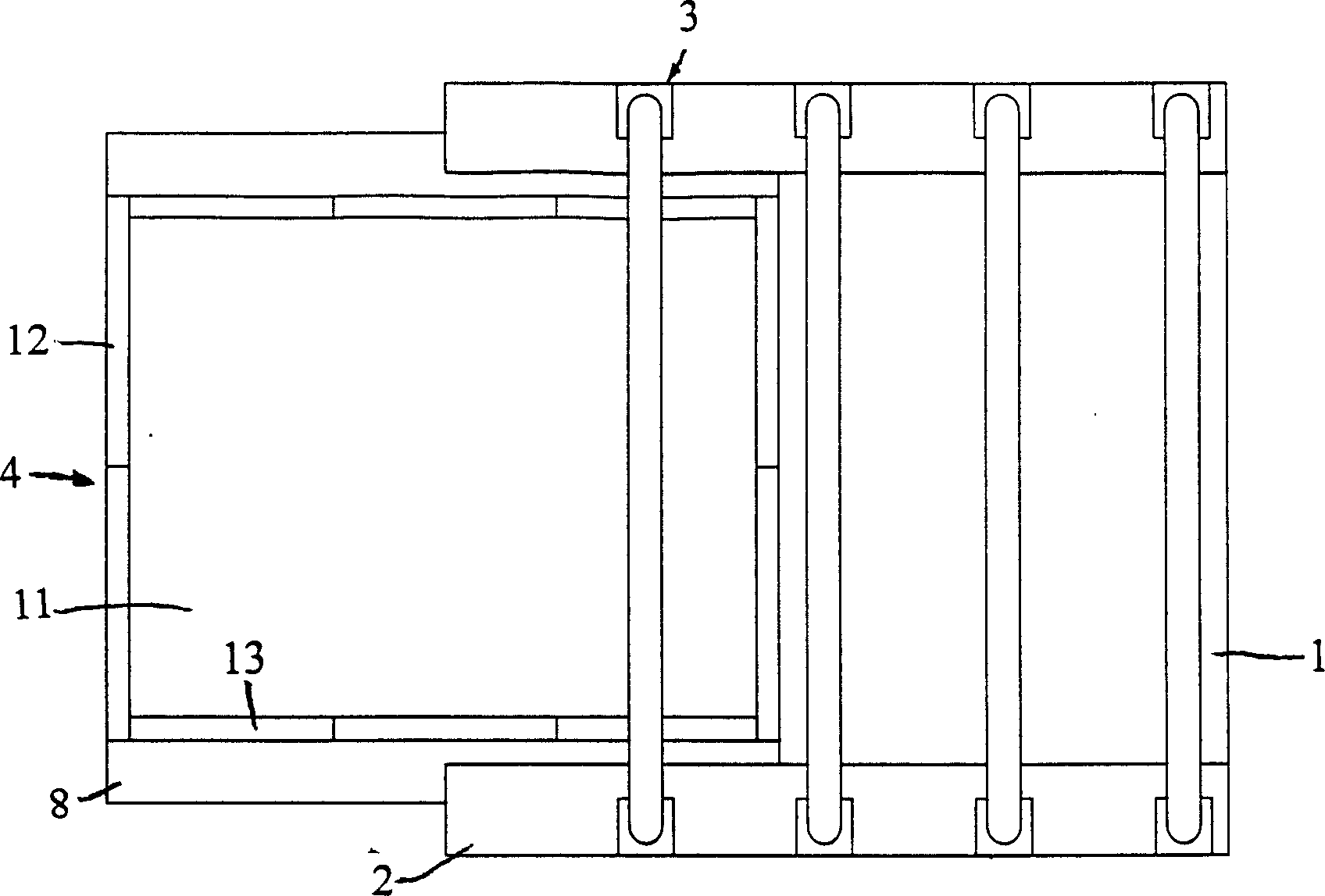 Telescoping construction platform