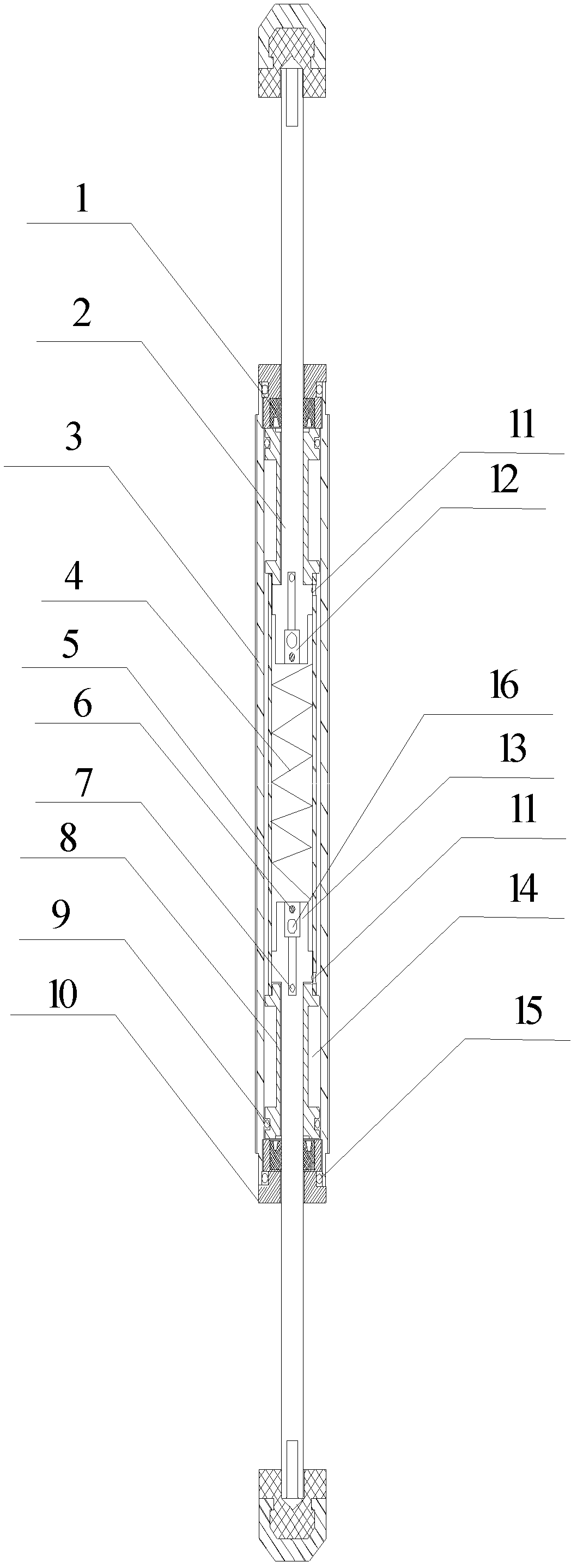 Bidirectional hydraulic buffer