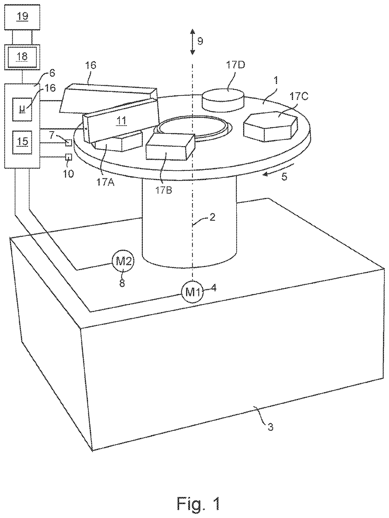 Method for Producing At Least One Solid-Body Layer on a Support That Can Rotate About an Axis of Rotation