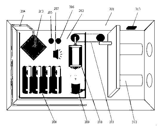 Bluetooth Low Energy (BLE) invisible intelligent lock system controlled by BLE equipment