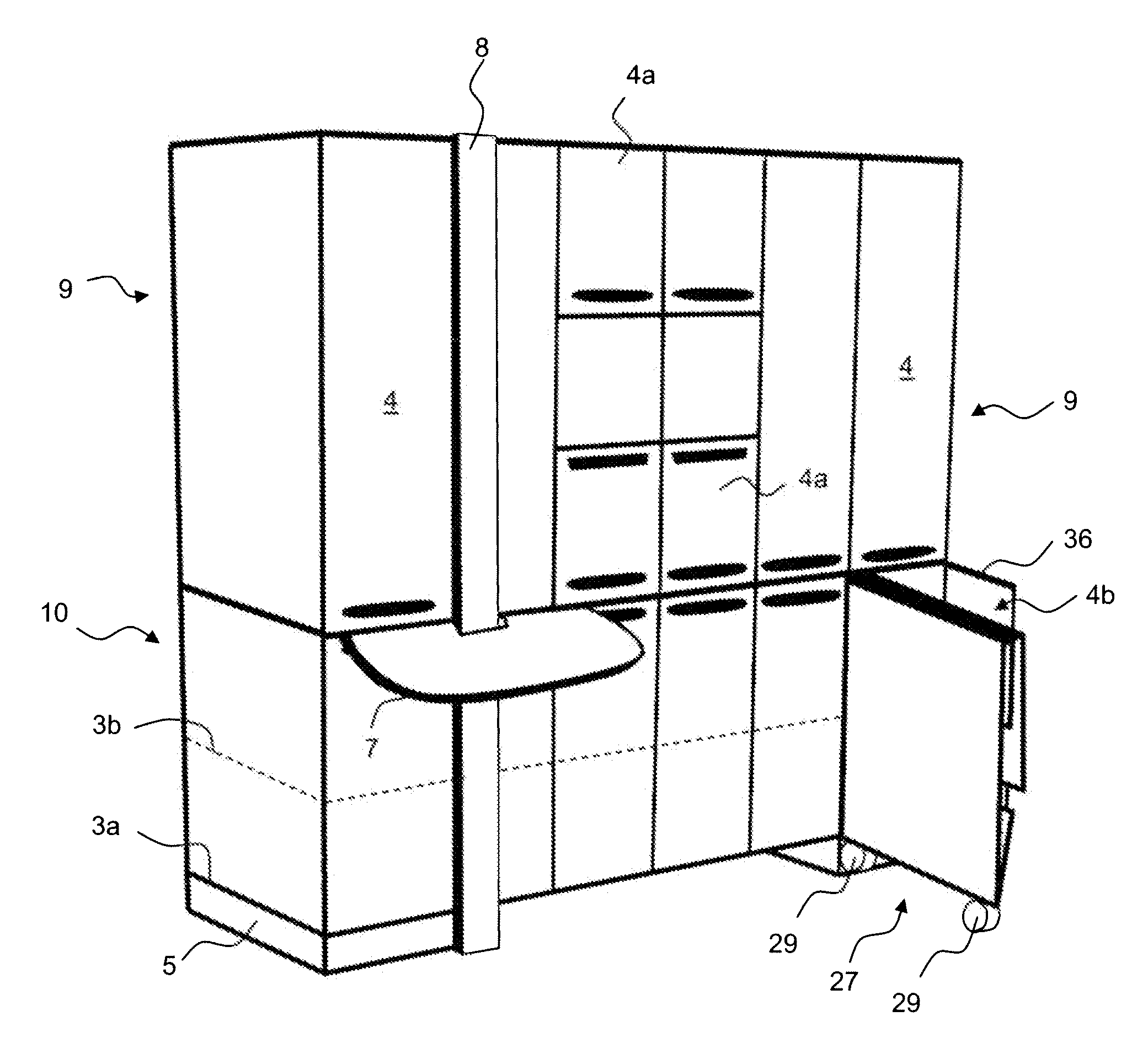 Galley and method of catering for passengers on an aircraft