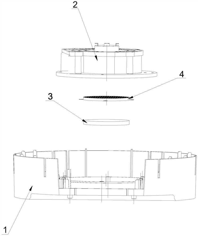 Noise reduction structure for intelligent trash can and intelligent trash can with noise reduction structure