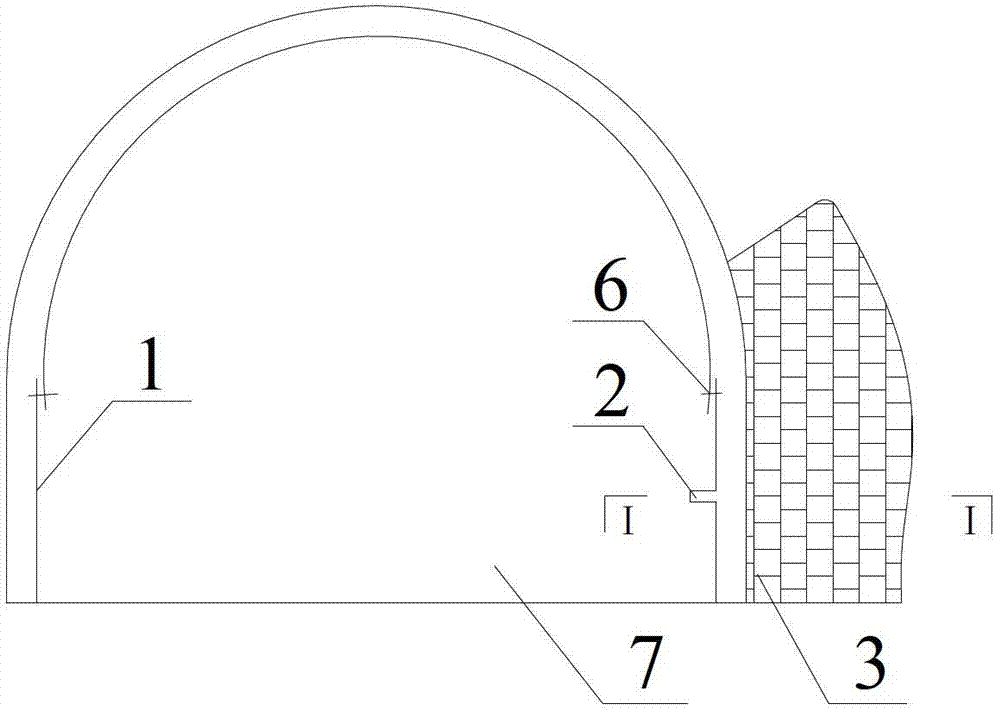 Backfilling U-shaped shed