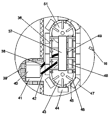 Efficient construction waste sorting device