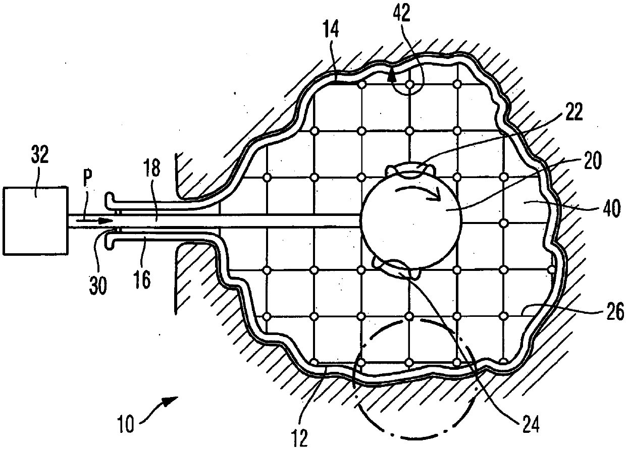 Image-recording device, balloon for operation with an image-recording device, method for operating an image-recording device, and control program for an image-recording device