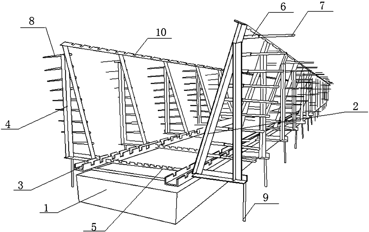 Precast box beam steel reinforcement cage jig