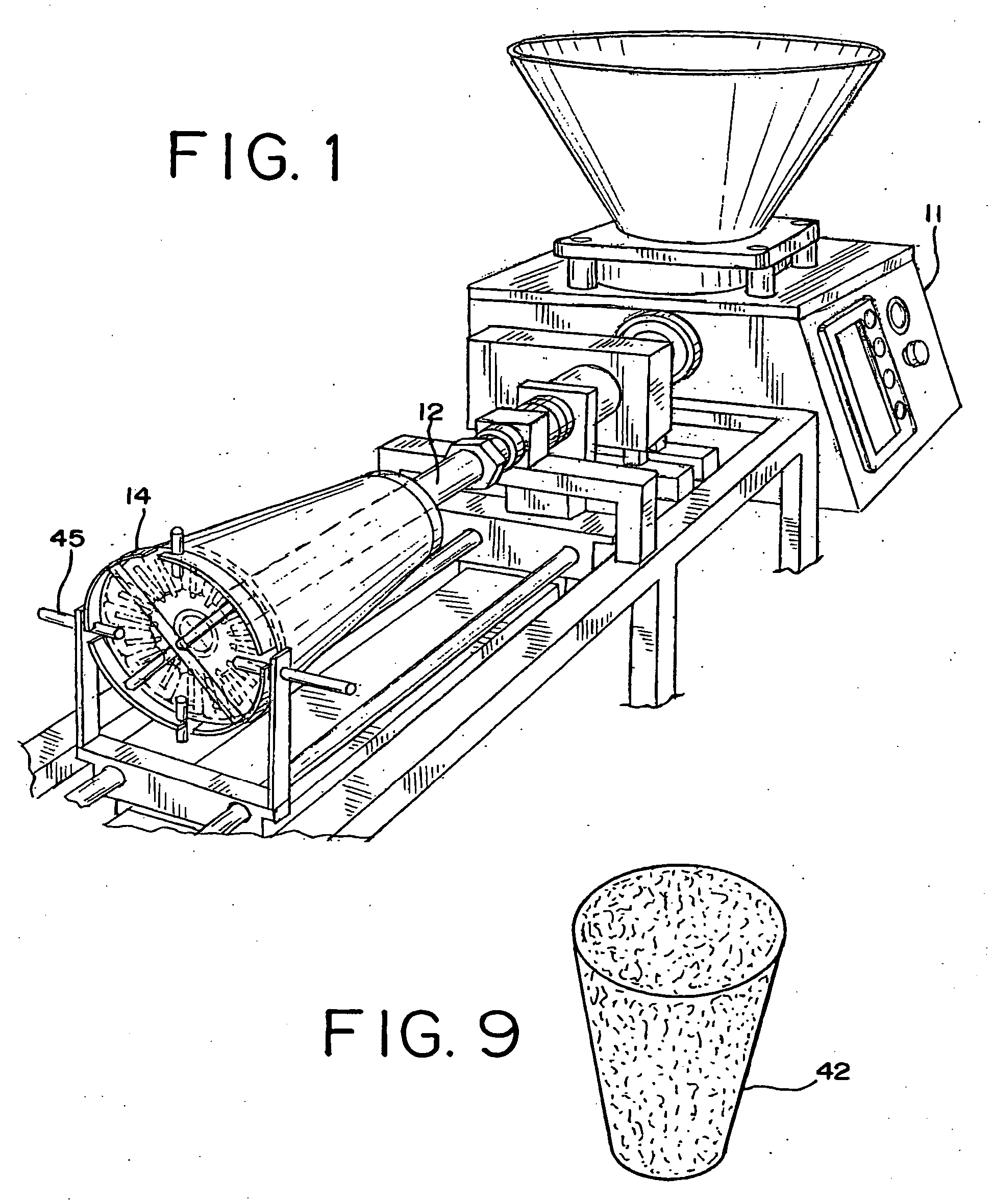 Variable geometry end-fitting for meat stuffer