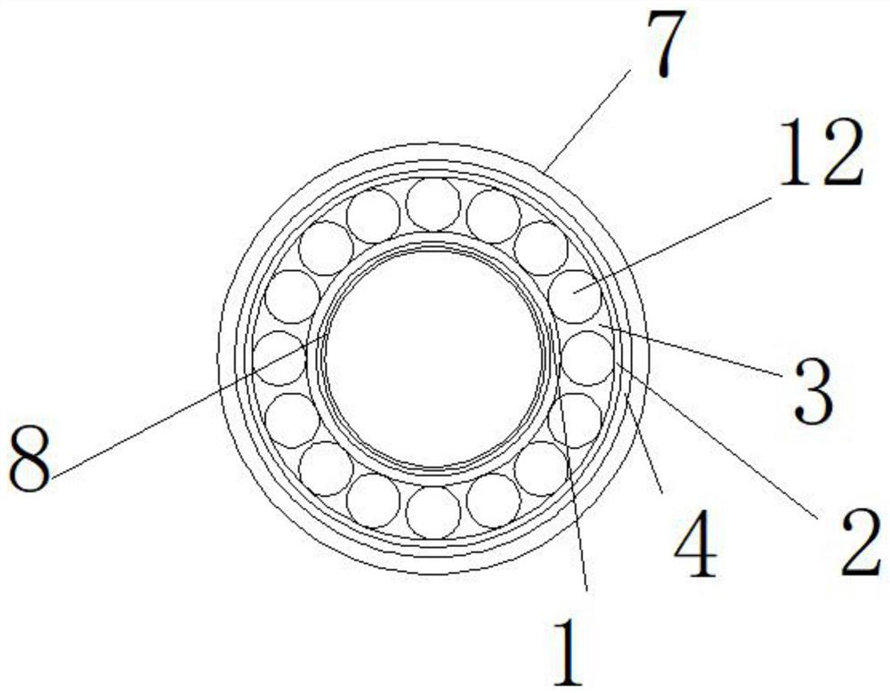 A bearing with a ceramic cage