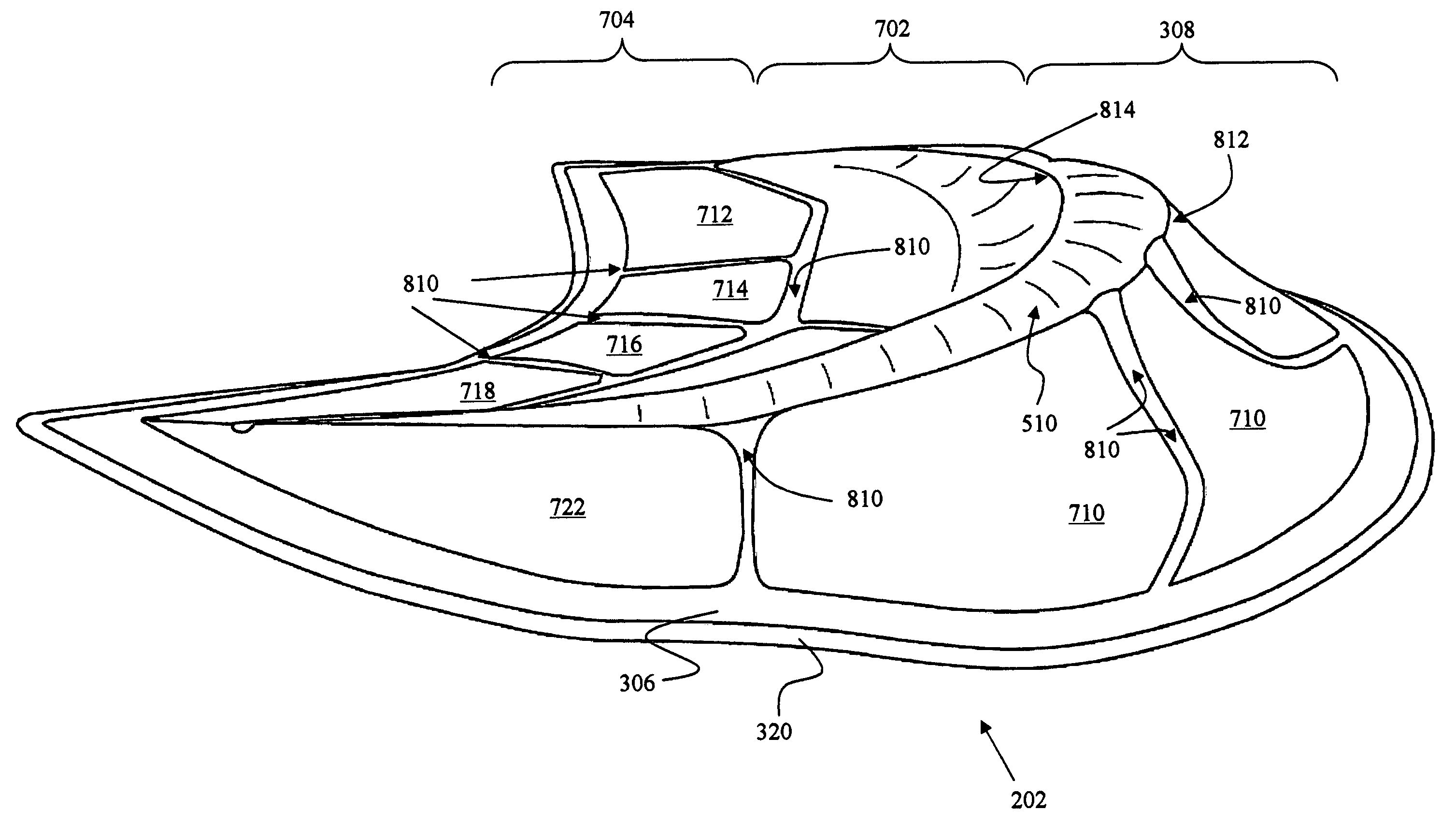 Torso arch support for use in aquatic sports