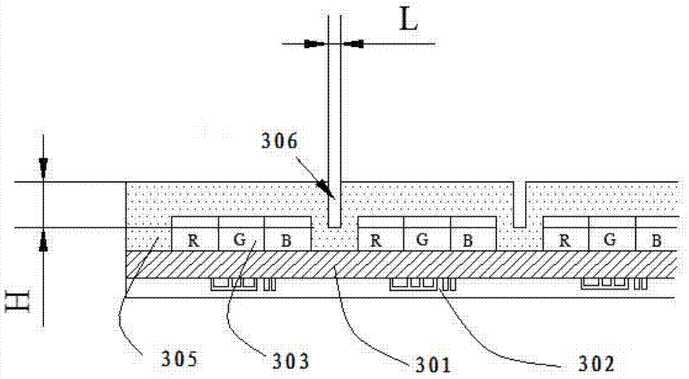 Light-emitting diode (LED) display screen and packaging method thereof