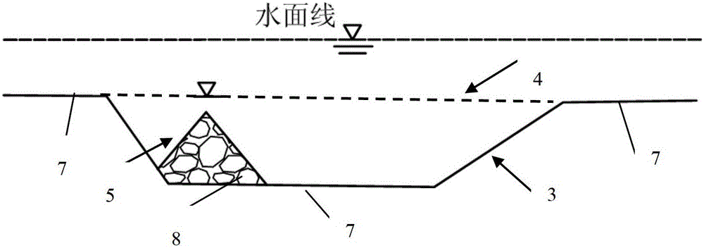 A river purification system and a method for purifying water using the system