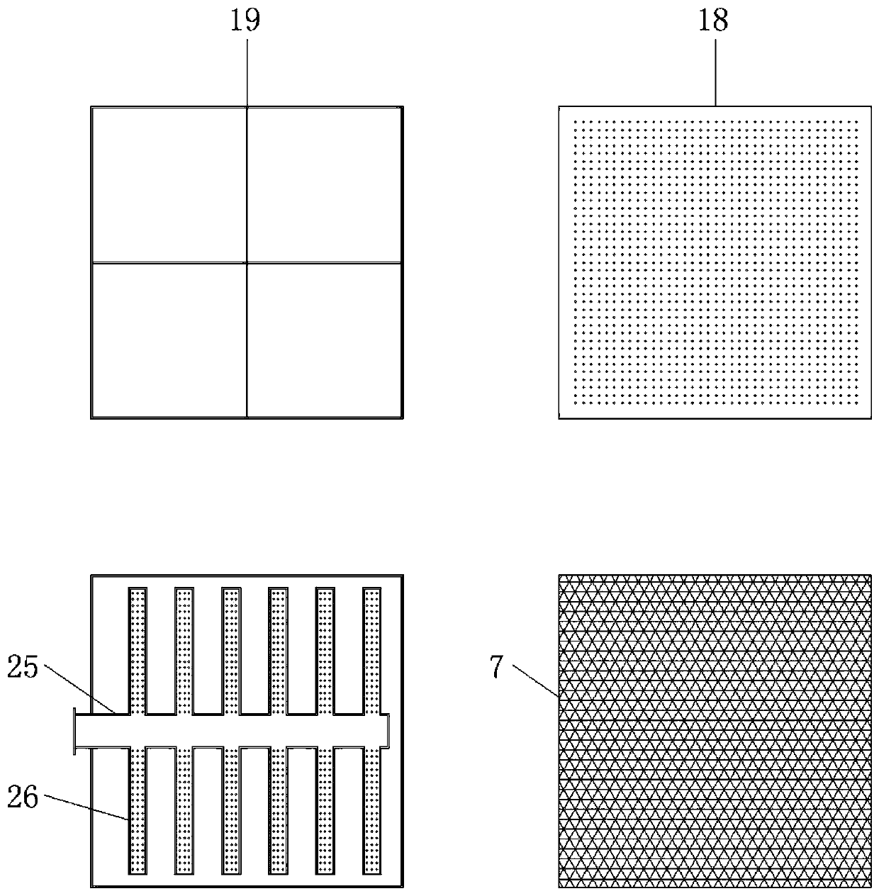 Integrated treatment device for malodorous and odorous gases