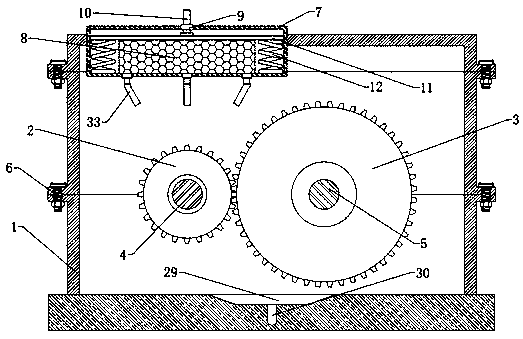 Split type mechanical variable speed equipment with automatic lubricating function