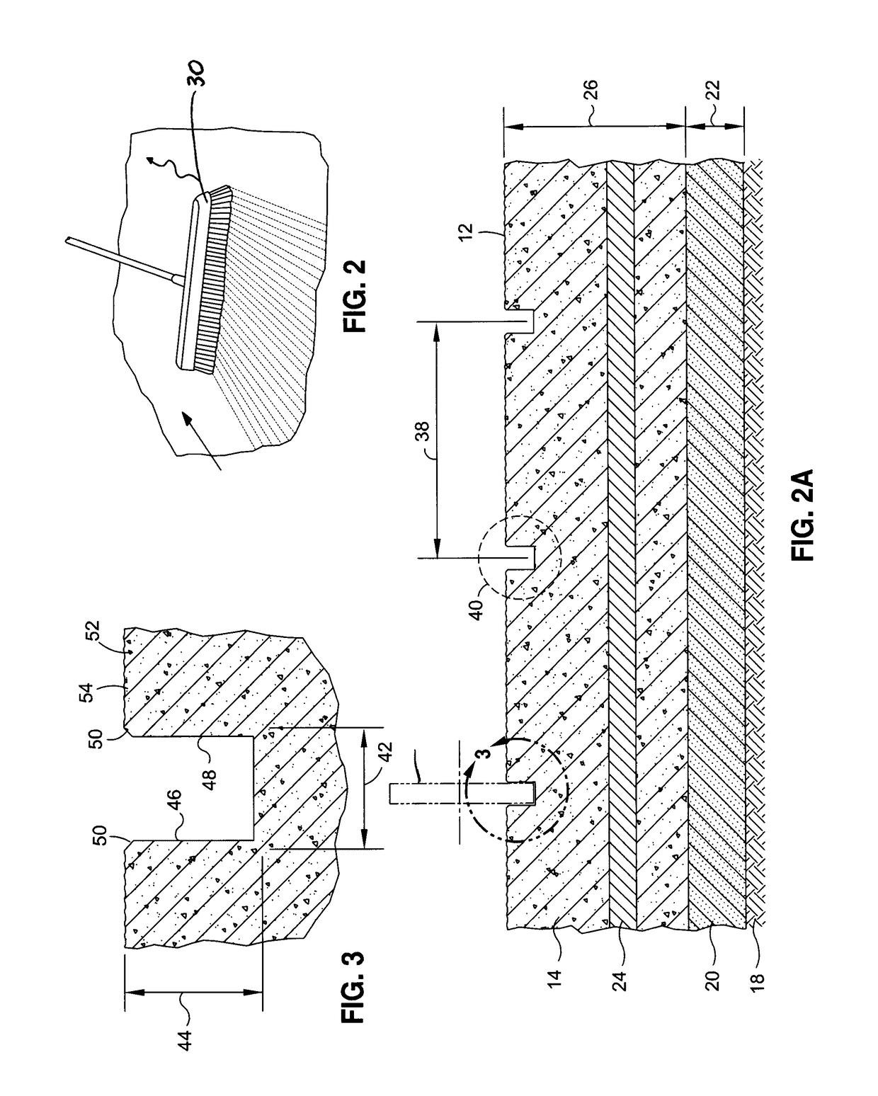 Decorative concrete simulating natural wood and method of forming the same